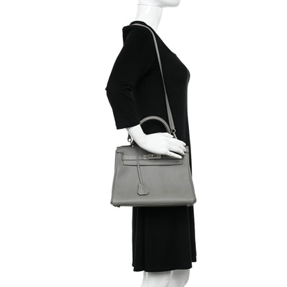 Hermes Togo Kelly Retourne 28 Gris Mouette 2 of 16