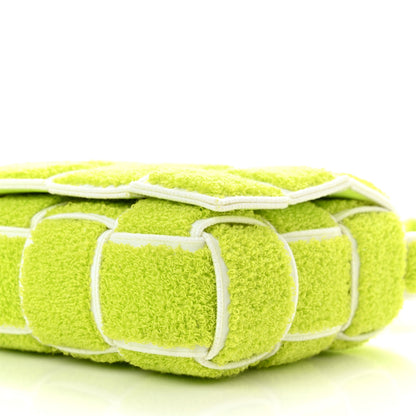 Bottega Veneta Terrycloth Maxi Intrecciato Padded Cassette Crossbody Bag Acid Kiwi 11 of 11