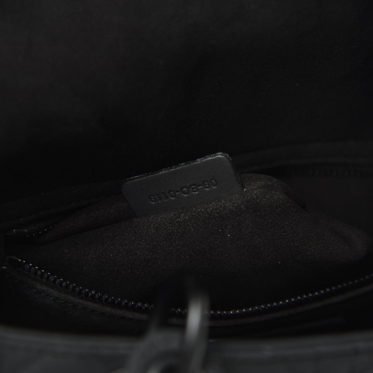 Ultra Matte Calfskin Cannage Medium Lady Dior Black