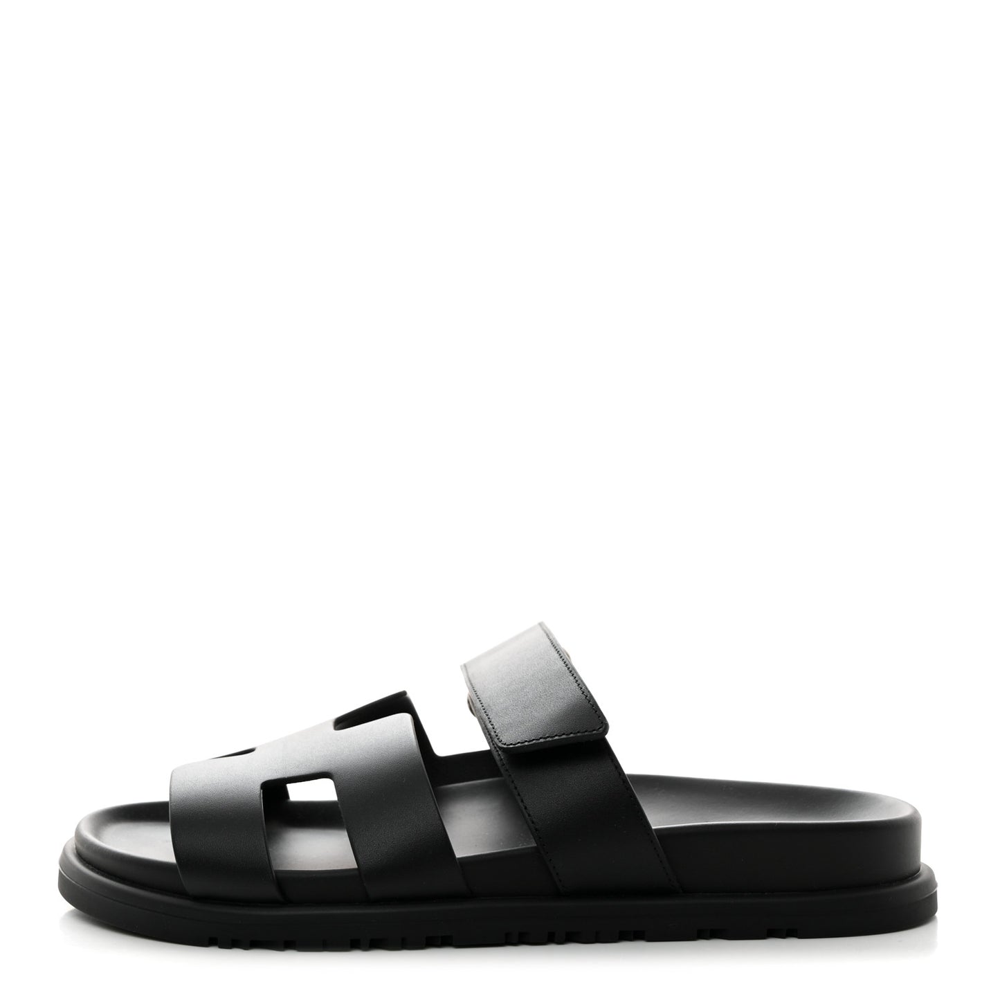 Calfskin Womens Chypre Sandals 37.5 Black