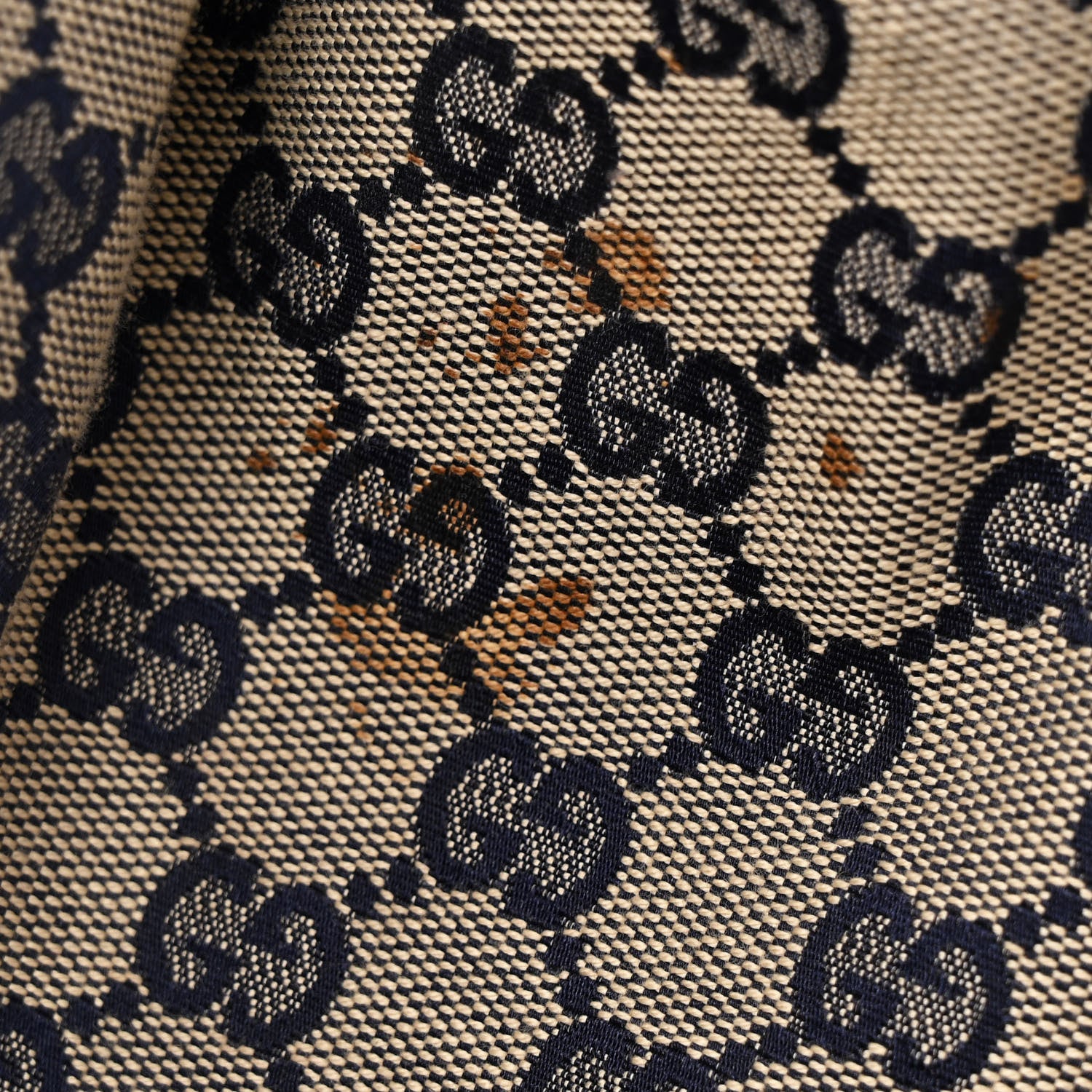 Gucci Monogram Calfskin Large Sukey Tote Navy 12 of 13