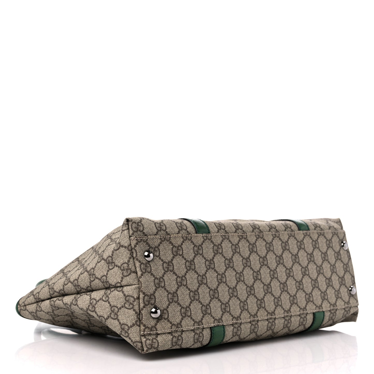 GG Plus Monogram Medium Joy Tote Green