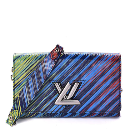 Louis Vuitton Epi Tropical Printed Twist Chain Wallet Vert Rouge 1 of 11