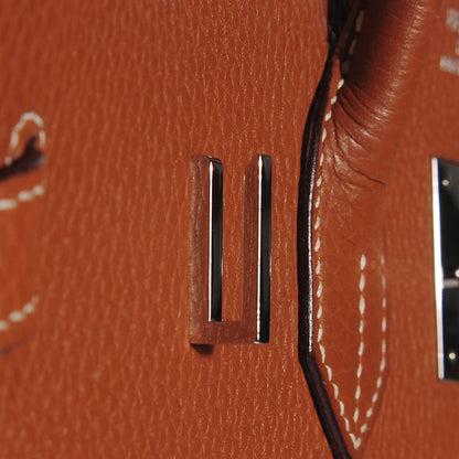 Hermes Taurillon Clemence Birkin 35 Gold 12 of 25