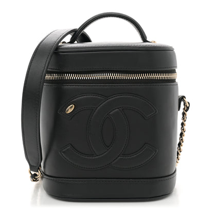 Chanel Lambskin Timeless Vanity Cosmetic Case Black 1 of 11