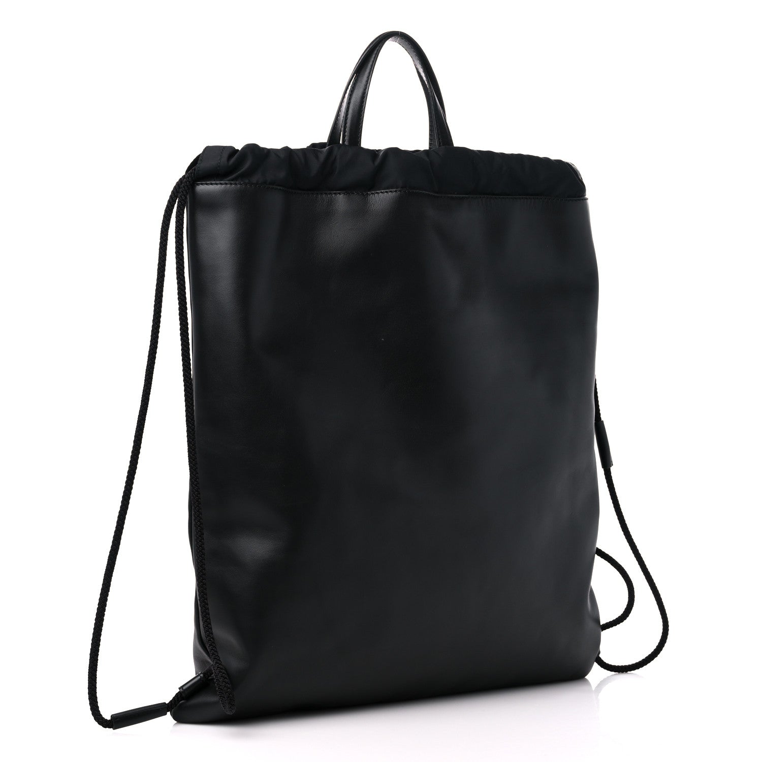 Gucci Calfskin Small GucciGhost Drawstring Backpack Black 3 of 11