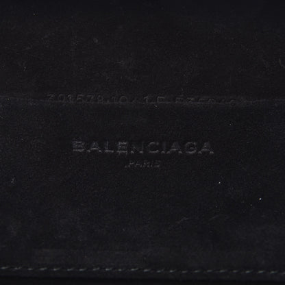 Balenciaga Smooth Calfskin Le Dix Minaudiere Marble Box Clutch Black 5 of 10