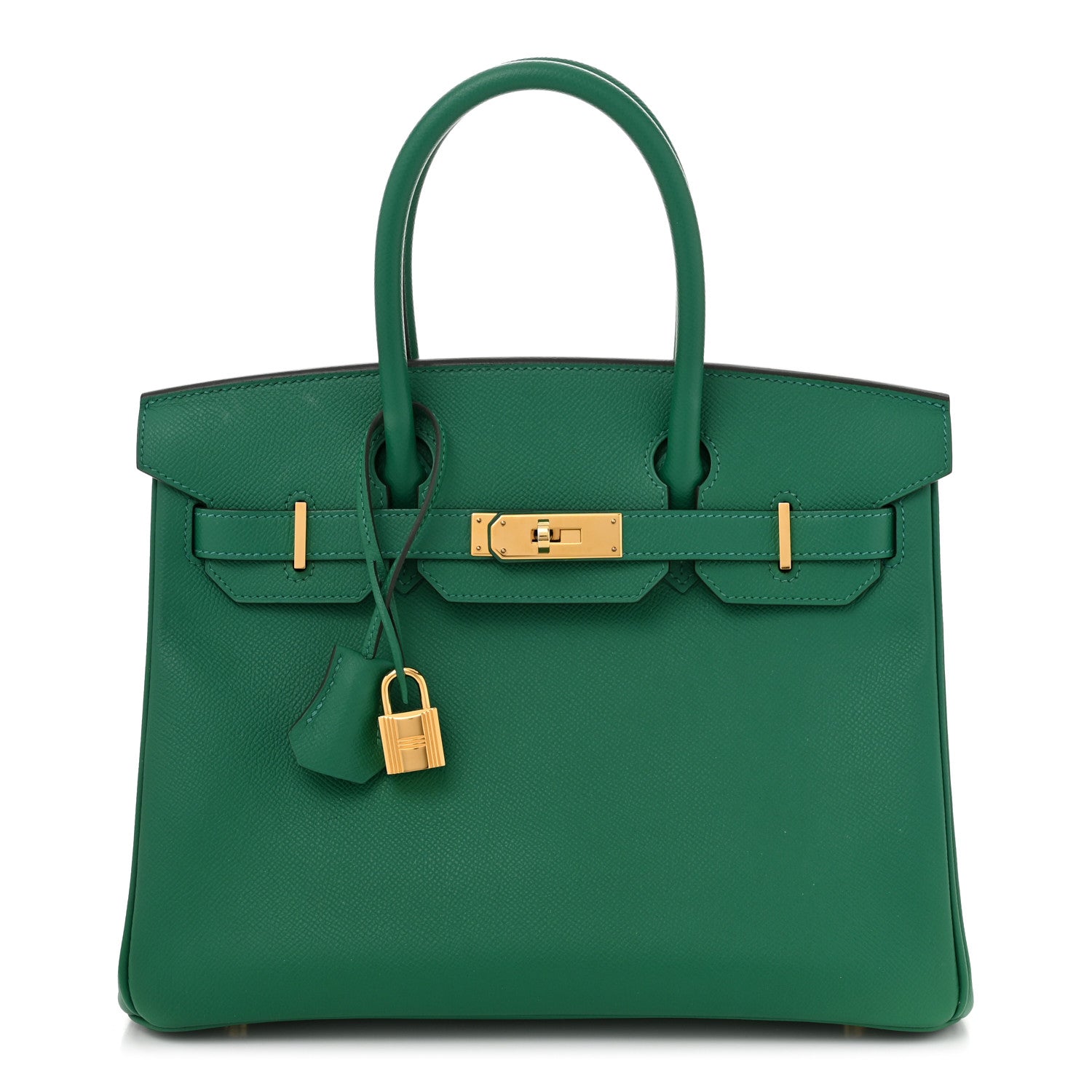 Hermes Epsom Birkin 30 Vert Vertigo 1 of 11