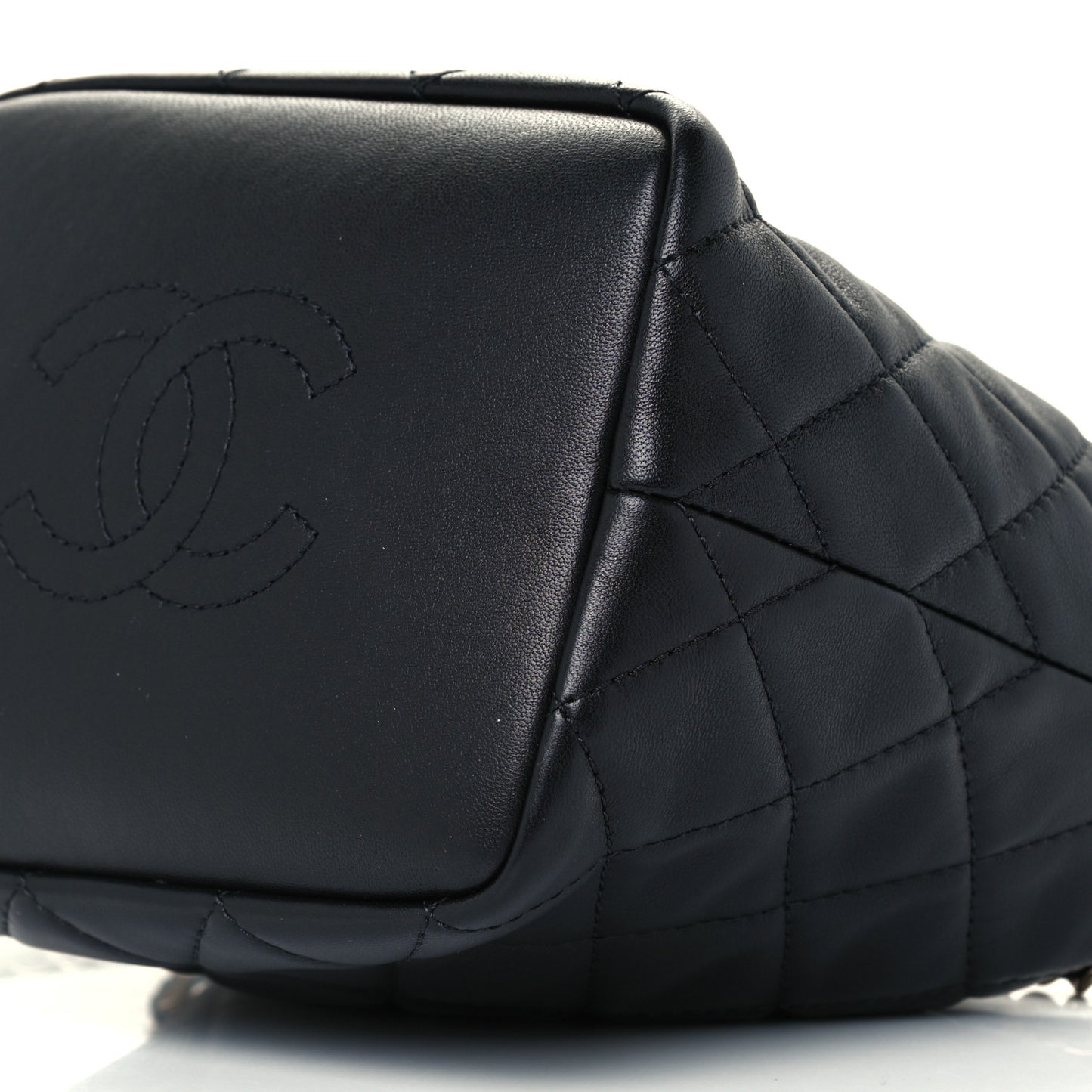 Lambskin Quilted Small Perfect Meeting Hobo Black