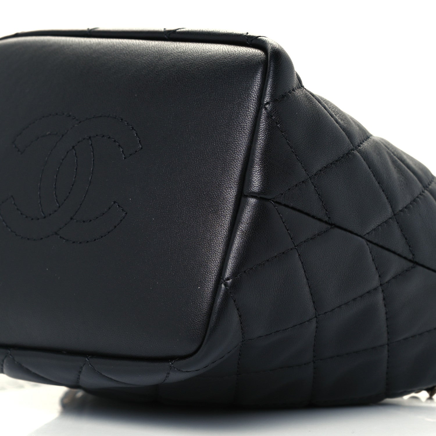 Chanel Lambskin Quilted Small Perfect Meeting Hobo Black 10 of 11