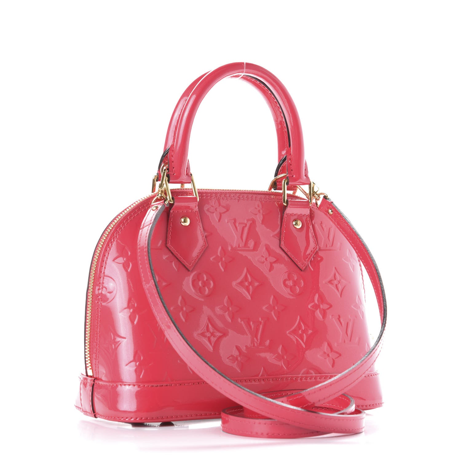 Louis Vuitton Vernis Alma BB Hot Pink 3 of 10