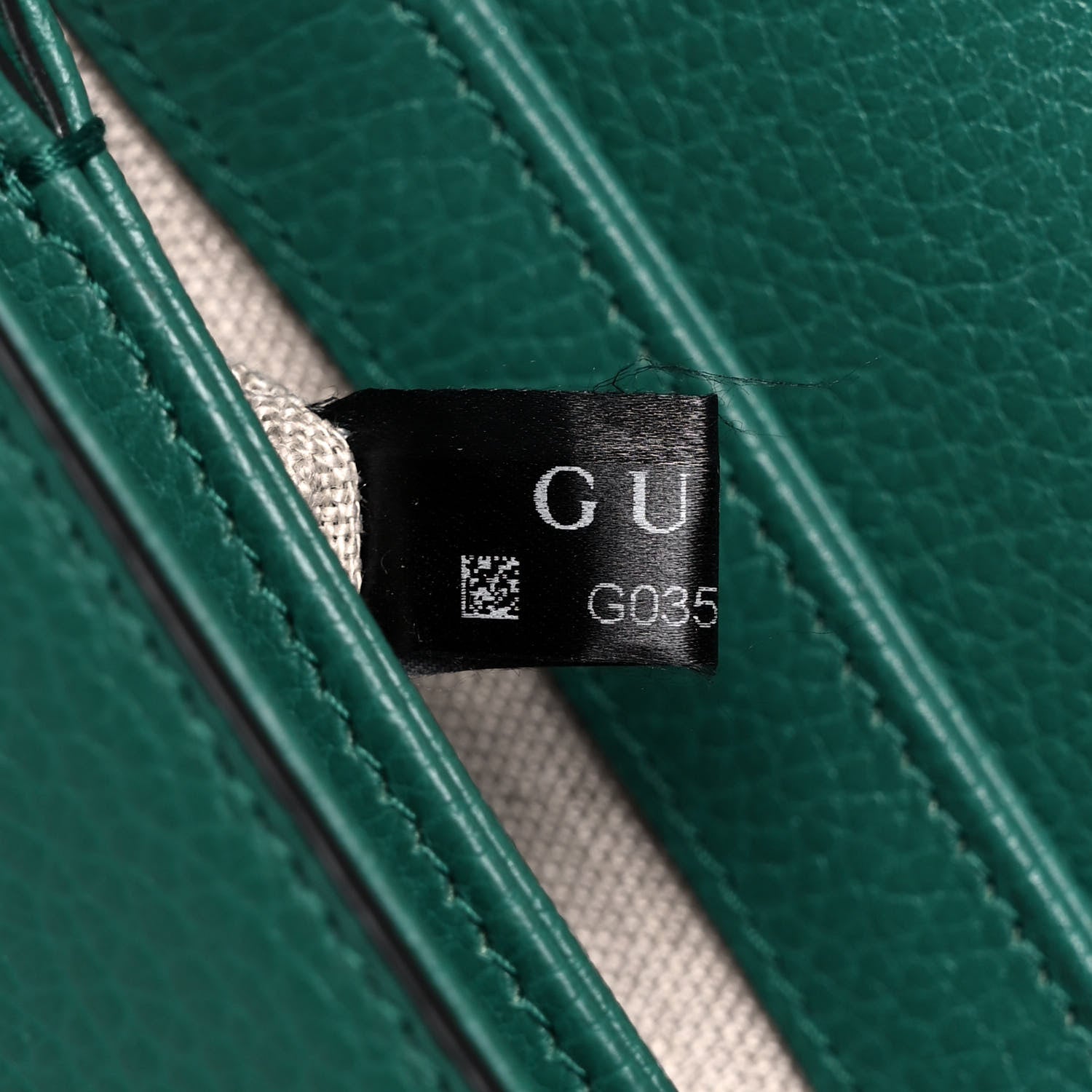 Gucci Dollar Calfskin Interlocking G Crossbody Bag Emerald 7 of 12