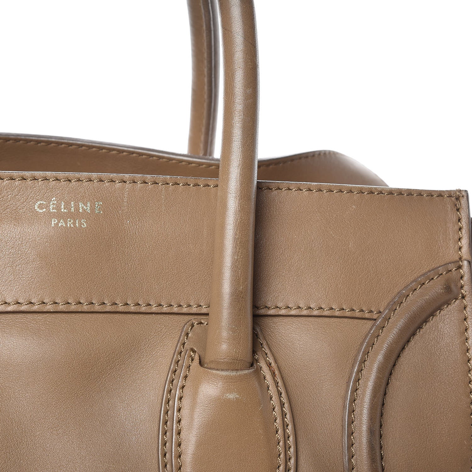 Celine Smooth Calfskin Mini Luggage Camel 27 of 35
