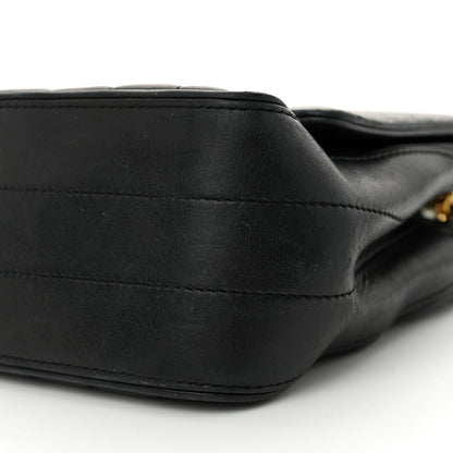 Saint Laurent Lambskin Matelasse Monogram Medium Vicky Chain Bag Black 10 of 17