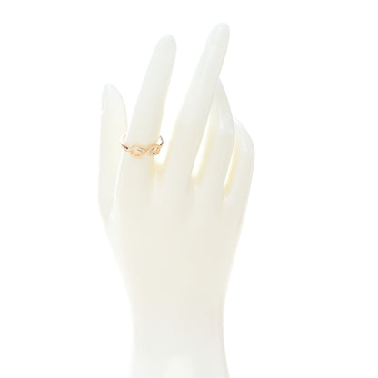 Tiffany 18K Rose Gold Diamond Infinity Ring 57 8 2 of 4