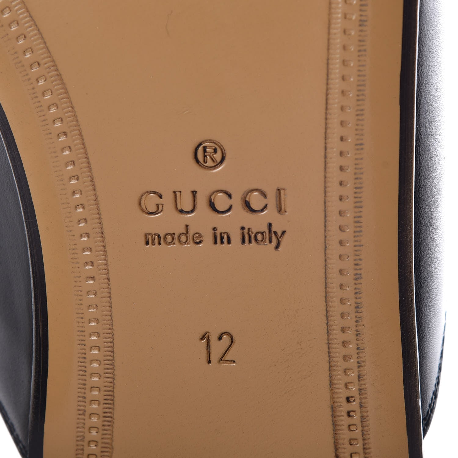 Gucci Calfskin Tiger Embroidered Mens Princetown Slippers 12 Black 7 of 8