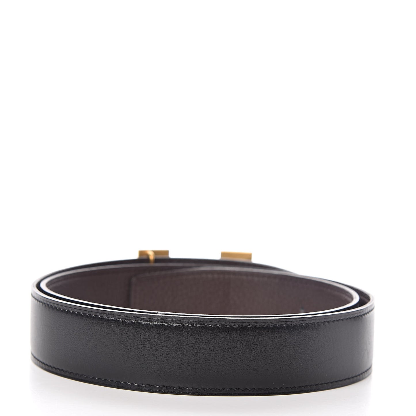 Box Togo 32mm Martelee H Belt 85 Black Chocolate