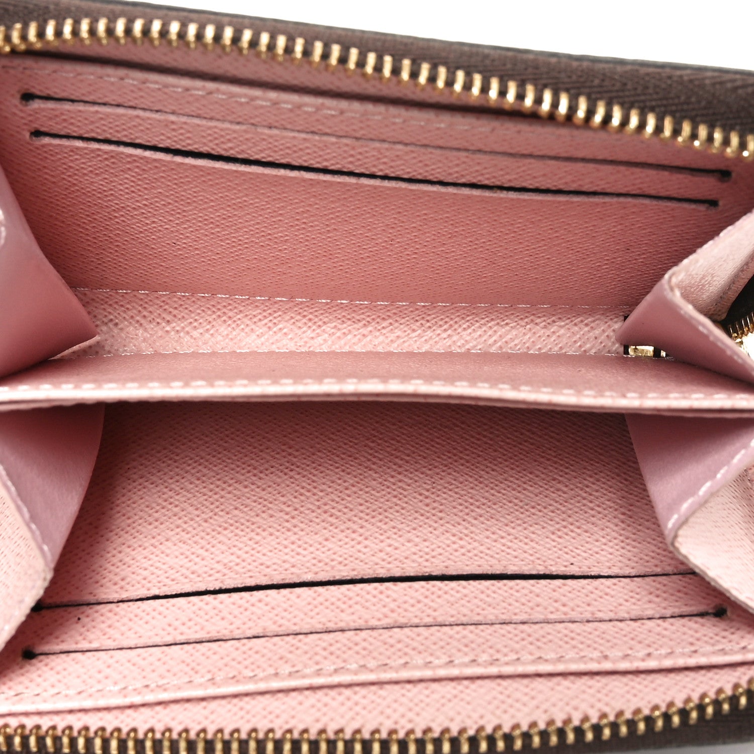 Louis Vuitton Damier Ebene Zippy Coin Purse Rose Ballerine 5 of 6