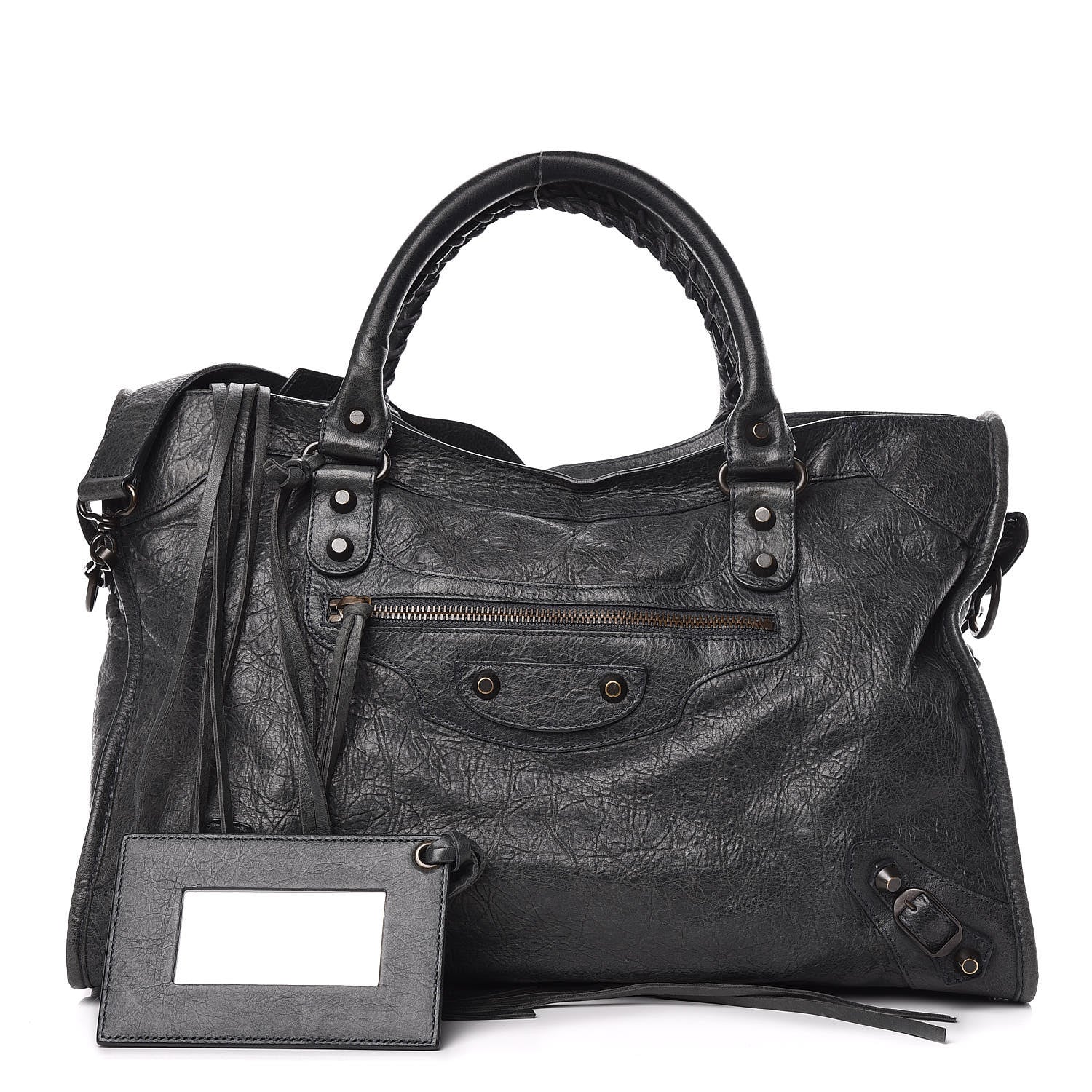 Balenciaga Agneau Classic Hardware City Anthracite 1 of 28