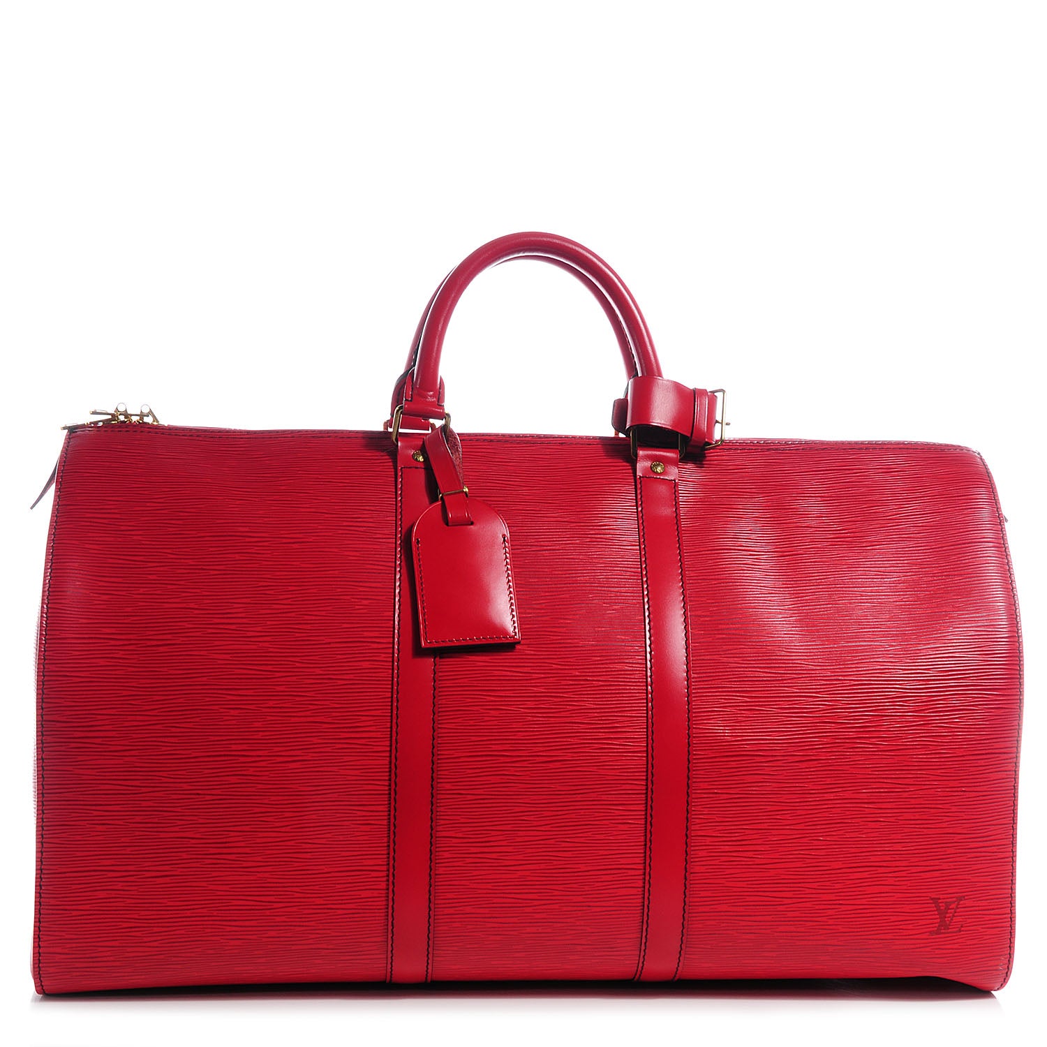 Louis Vuitton Epi Keepall 50 Rouge 1 of 7