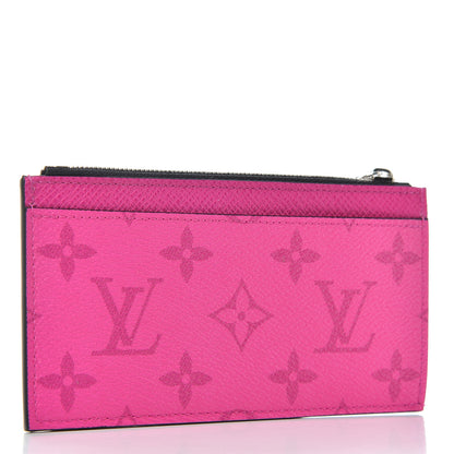 Louis Vuitton Taigarama Coin Card Holder Fuchsia 3 of 7