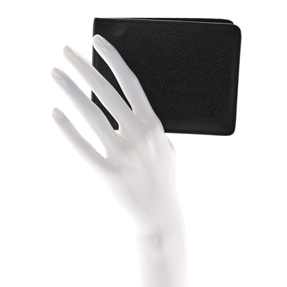 Louis Vuitton Taiga Slender Wallet Black 7 of 11