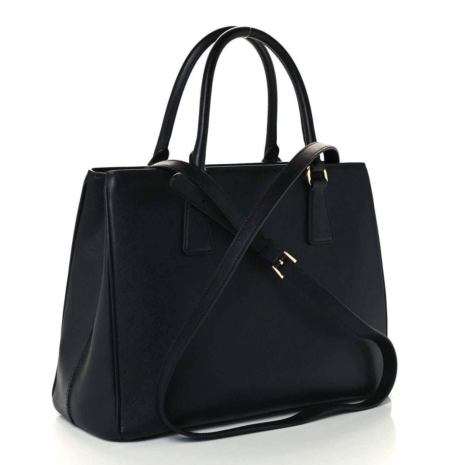 Prada Saffiano Lux Medium Tote Black 3 of 10