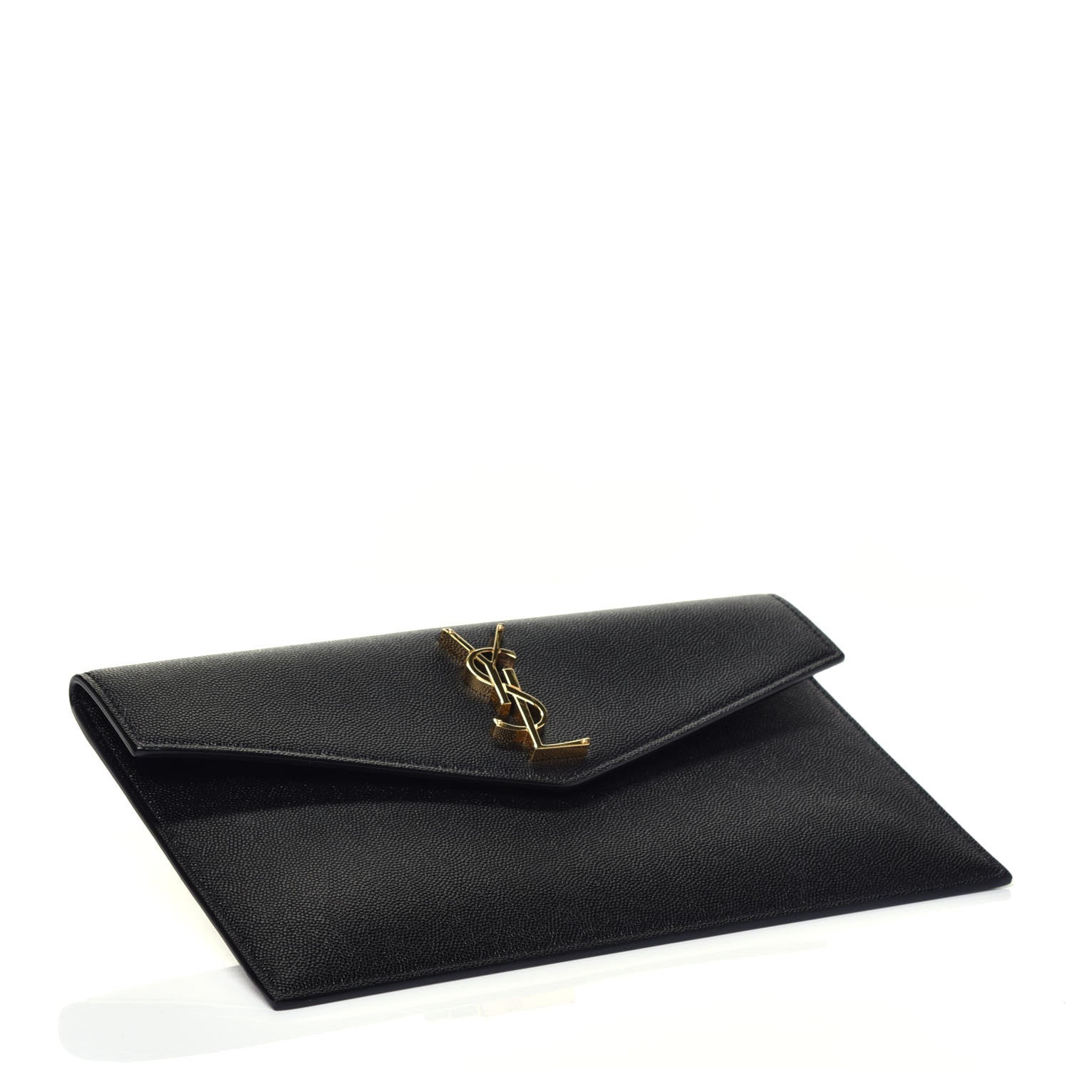 Saint Laurent Grain De Poudre Uptown Pouch Black 4 of 7