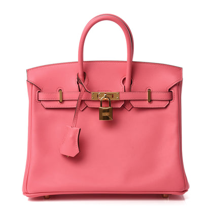 Hermes Swift Birkin 25 Rose Azalee 1 of 11