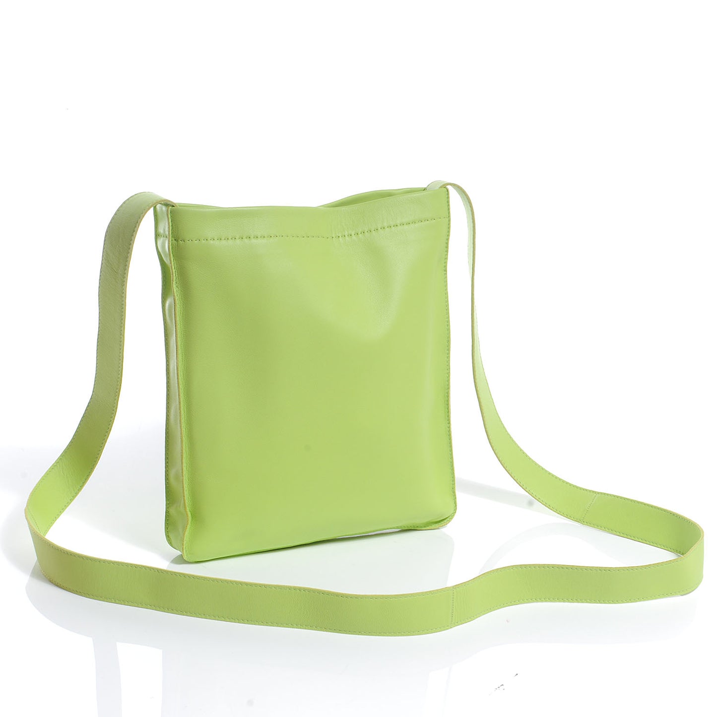 Lambskin Clou De Selle Pouch Kiwi