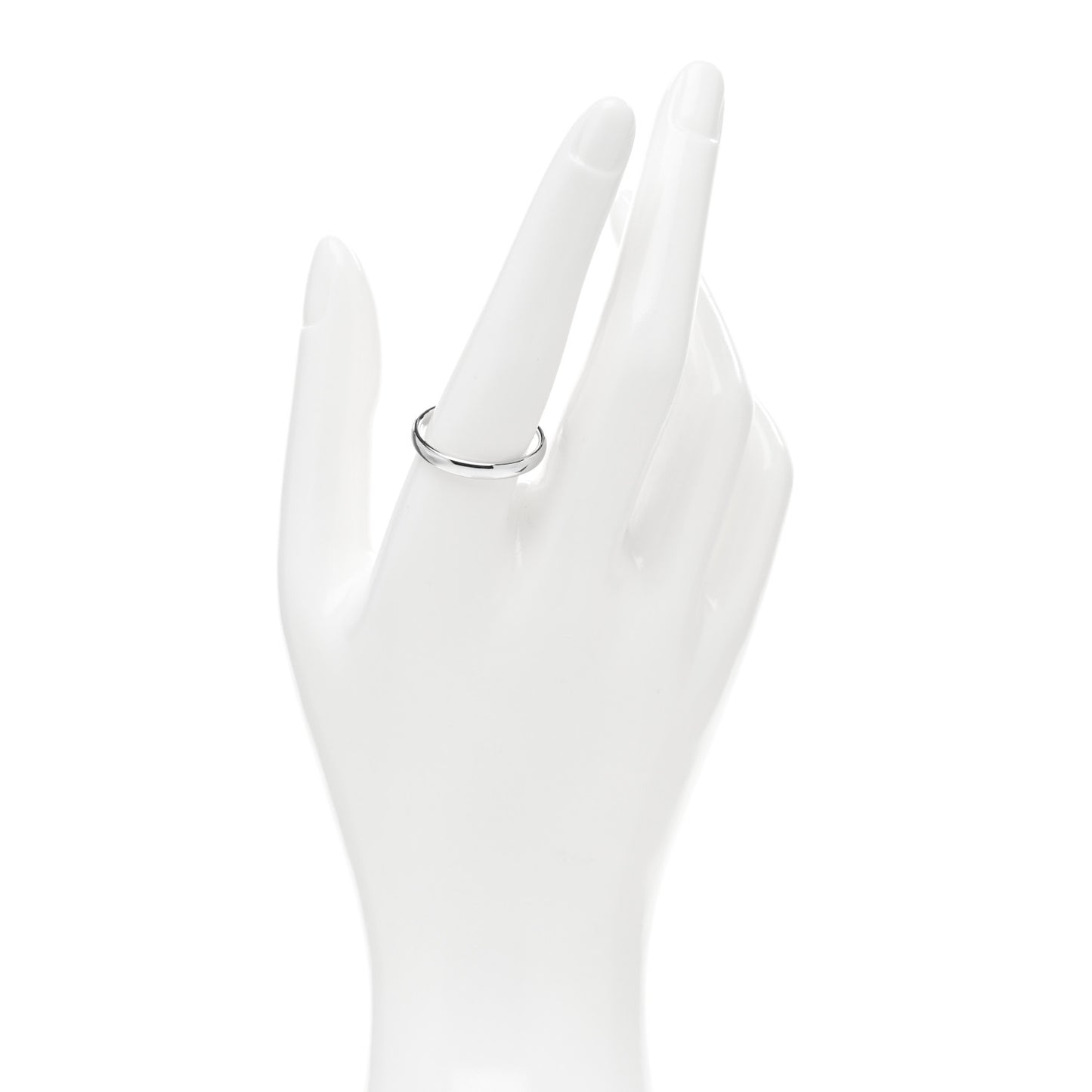 Platinum 3mm Classic Wedding Band Ring 60 9