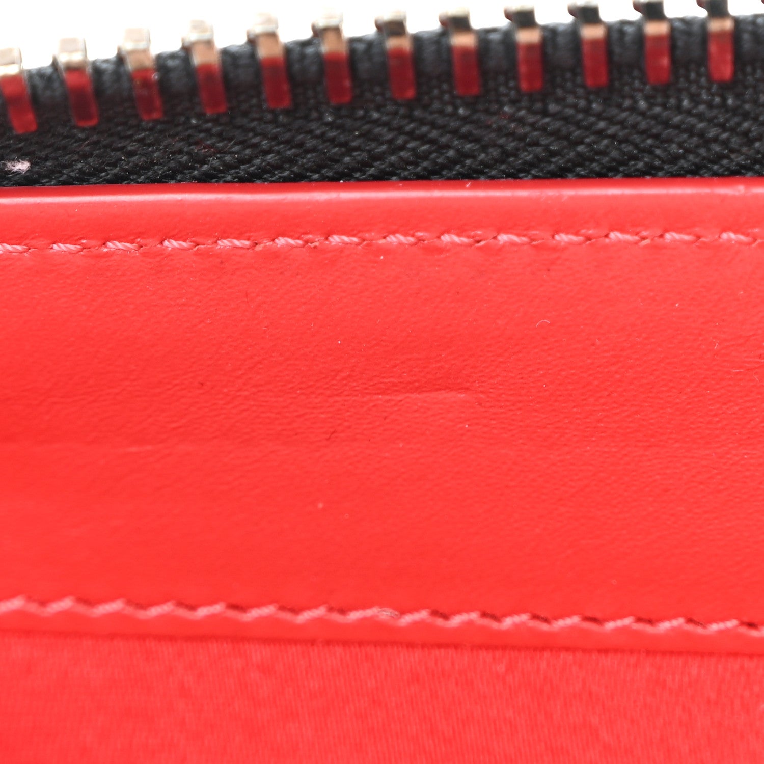 Christian Louboutin Calfskin Panettone Spiked Zip Around Wallet White 8 of 10