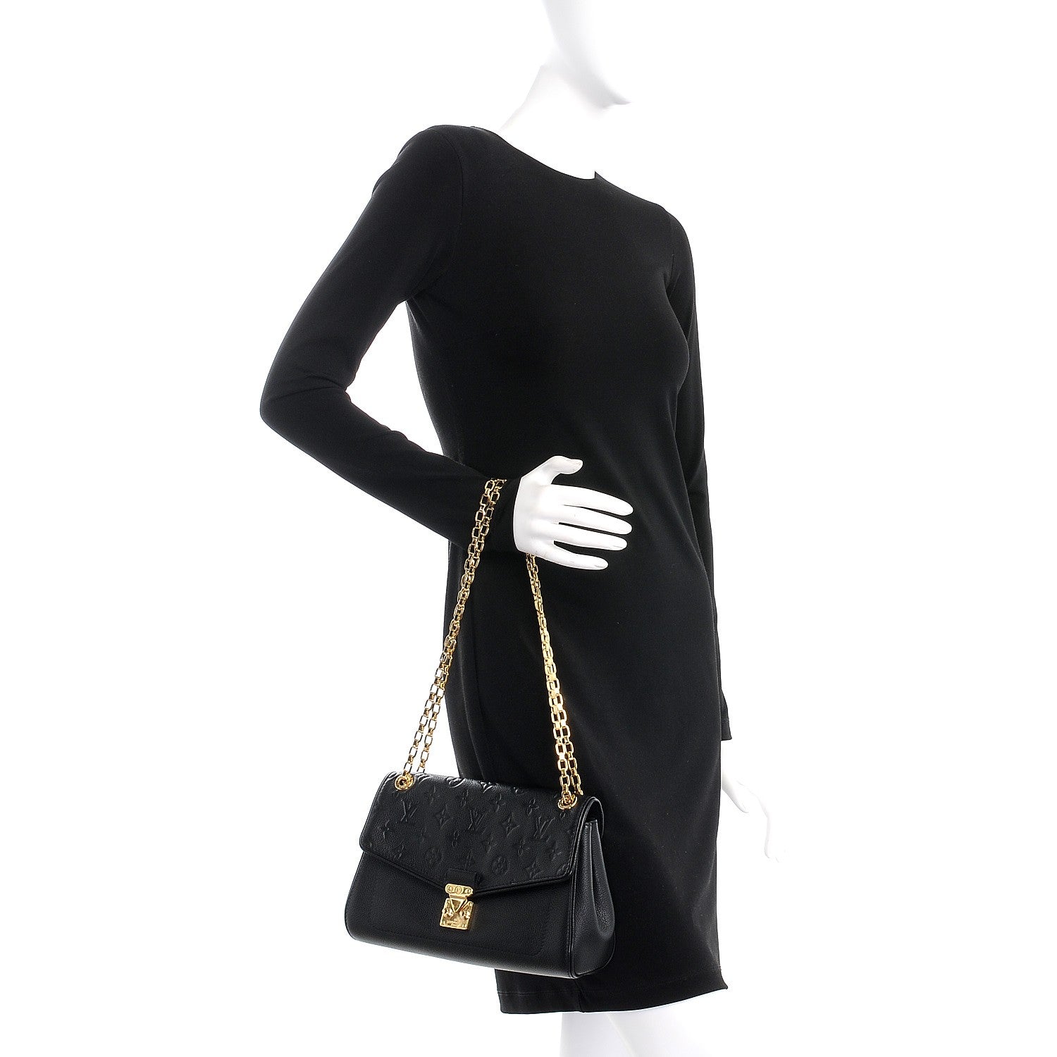 Louis Vuitton Empreinte Saint Germain PM Black 3 of 8