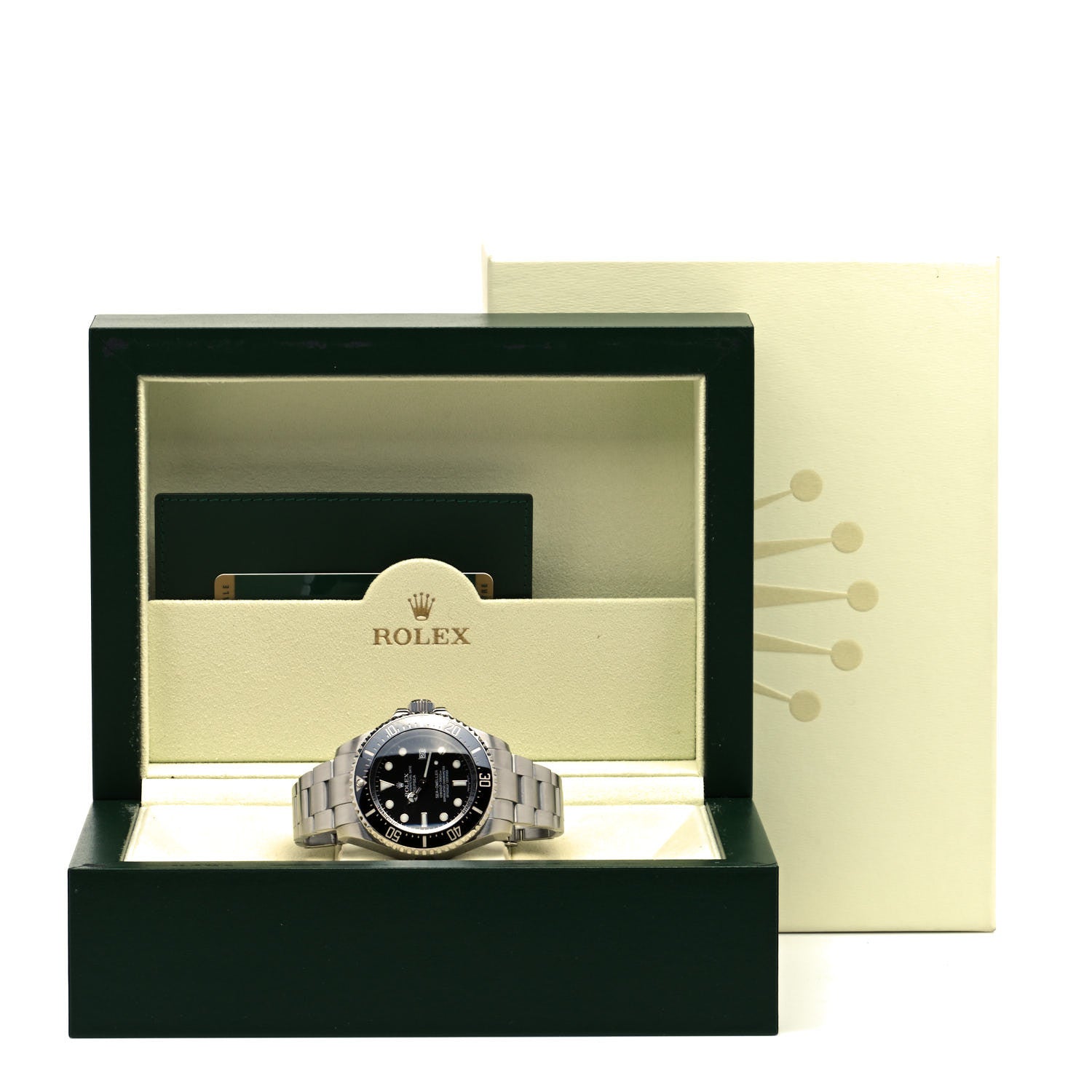 Rolex Stainless Steel 44mm Oyster Perpetual Date Sea-Dweller Deepsea Watch Black 116660 5 of 5