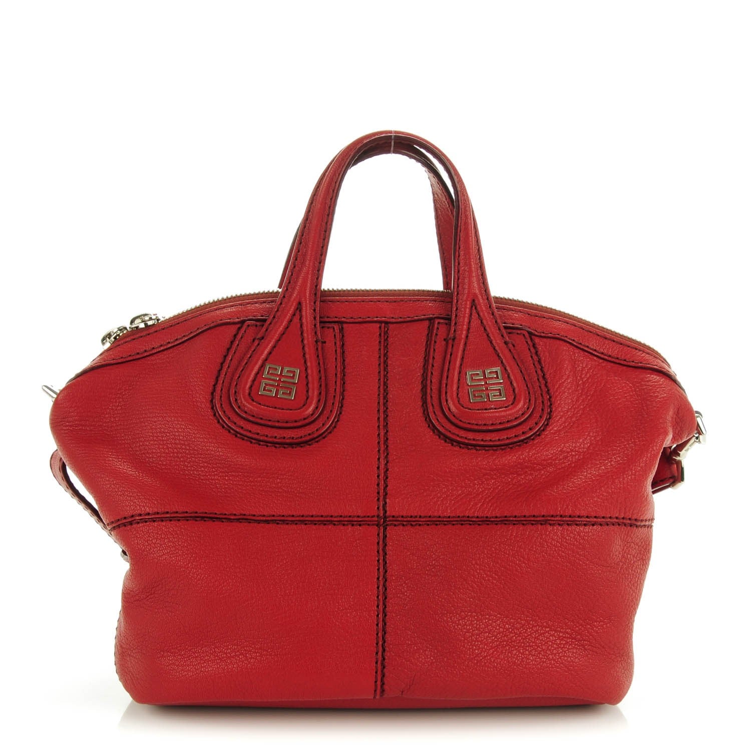 Givenchy Sugar Goatskin Micro Nightingale Red 1 of 7