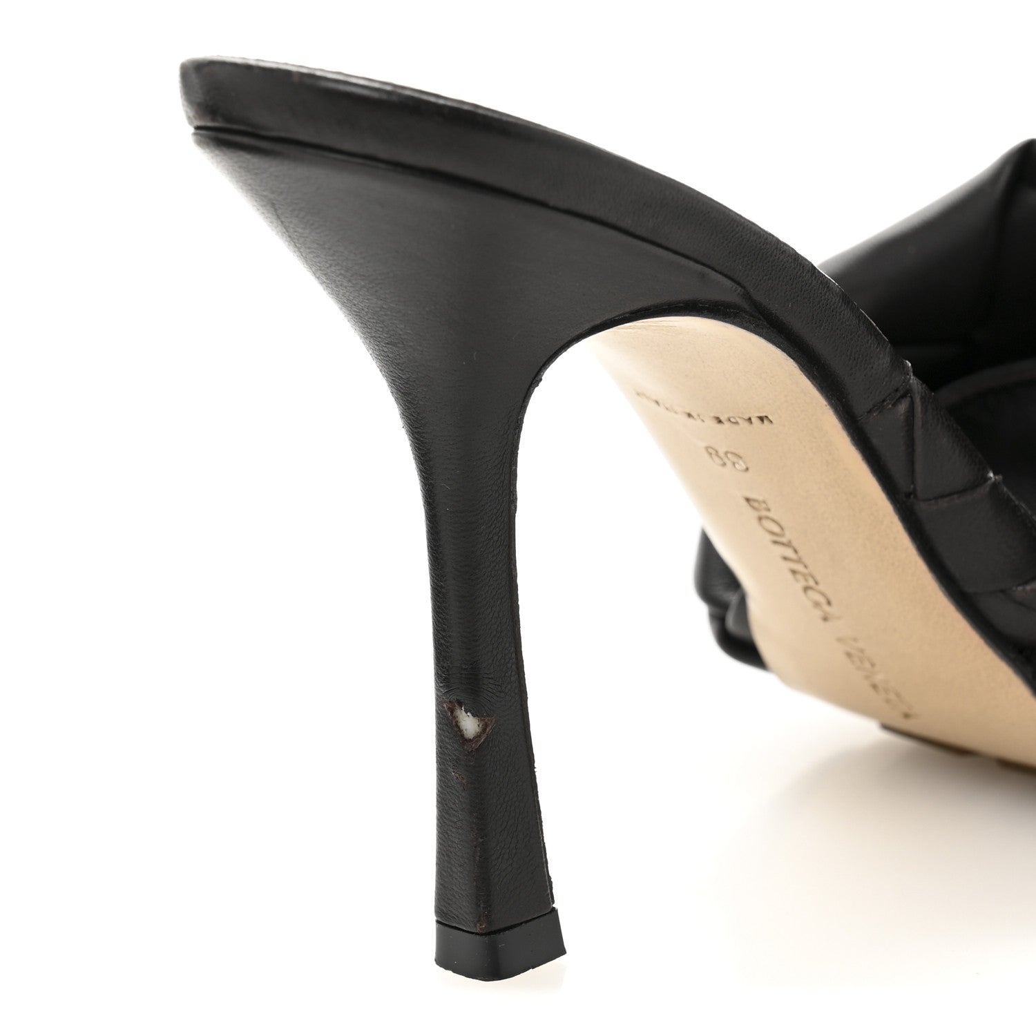 Bottega Veneta Nappa Maxi Intrecciato Lido Mule Sandals 39 Fondant 9 of 9