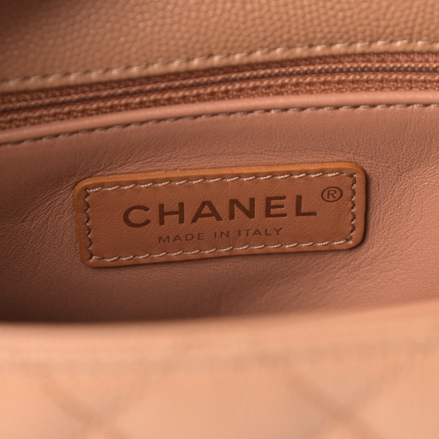 Chanel Caviar Quilted Mini Coco Handle Flap Brown 6 of 11