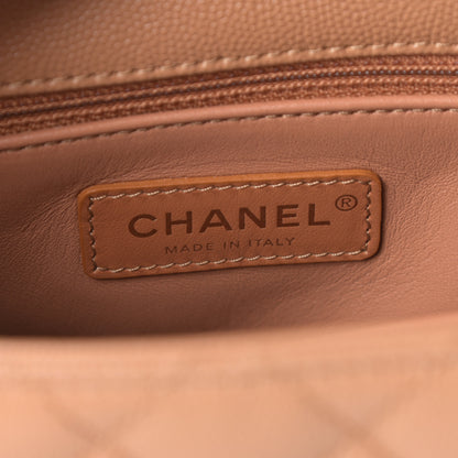 Chanel Caviar Quilted Mini Coco Handle Flap Brown 6 of 11