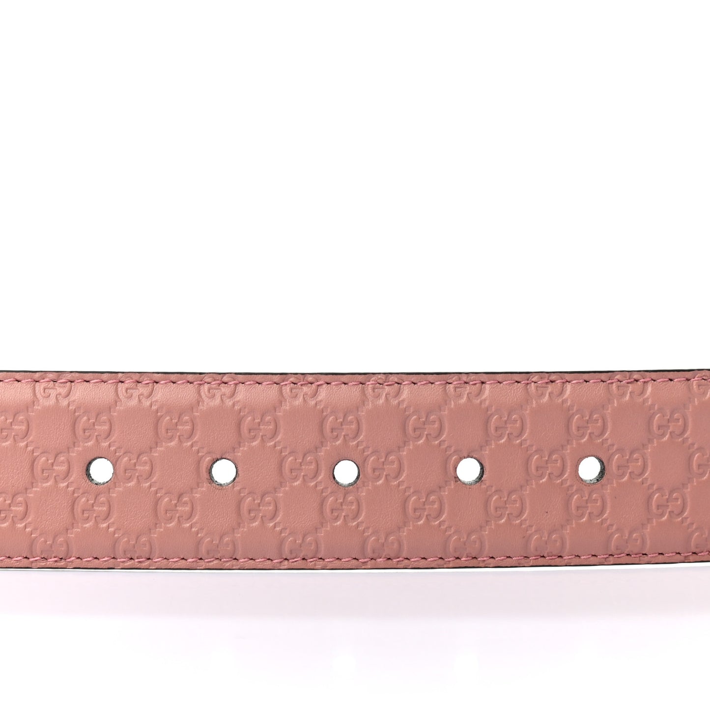 Soft Microguccissima Margaux Calfskin Belt 85 34 Soft Pink