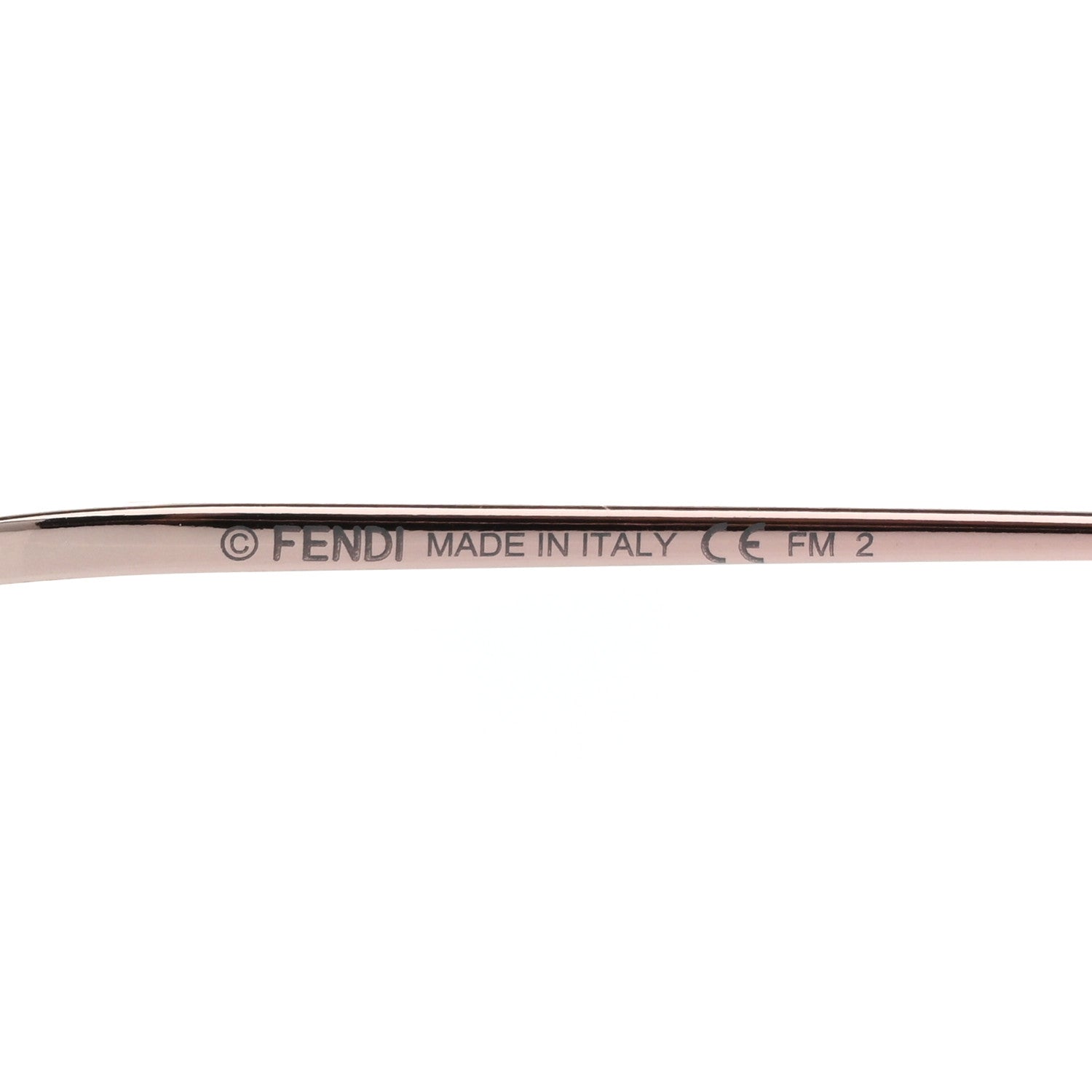 Fendi Crystal Round Sunglasses FF0324/S Rose 6 of 6