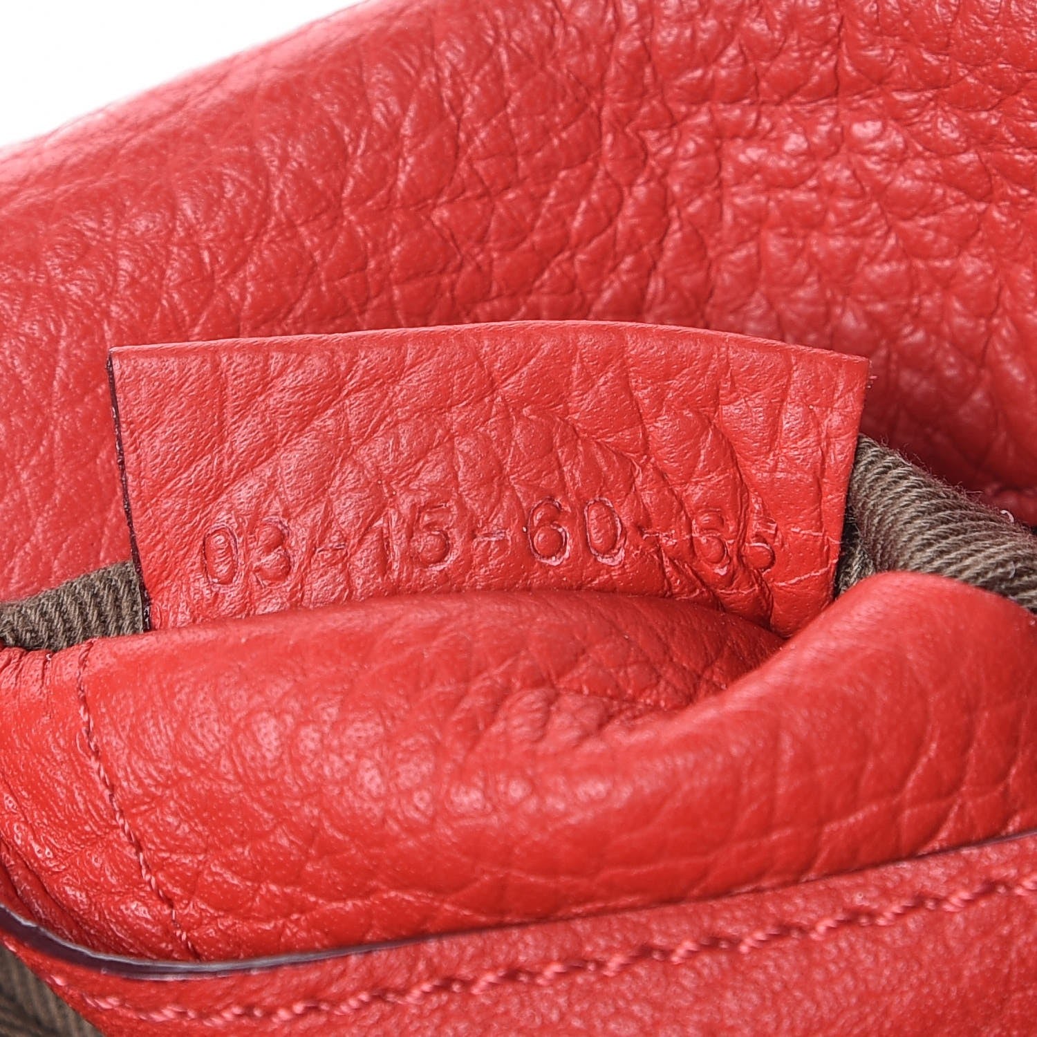 Chloe Calfskin Mini Marcie Round Crossbody Bag Red 9 of 12