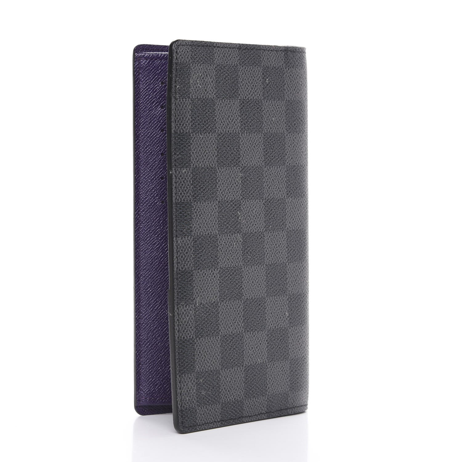 Louis Vuitton Damier Graphite My LV Heritage Brazza Wallet Raisin Violet 3 of 7