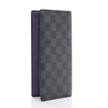 Louis Vuitton Damier Graphite My LV Heritage Brazza Wallet Raisin Violet 3 of 7