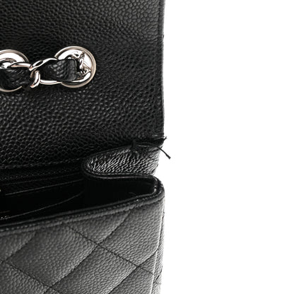 Chanel Caviar Quilted Jumbo Single Flap Black 11 of 16