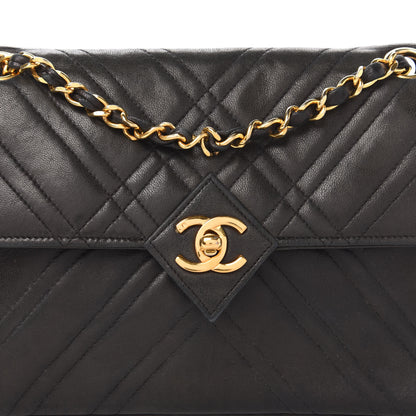 Chanel Lambskin Stitched Small Single Flap Black 10 of 10