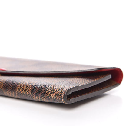 Louis Vuitton Damier Ebene Josephine Wallet Red 8 of 10