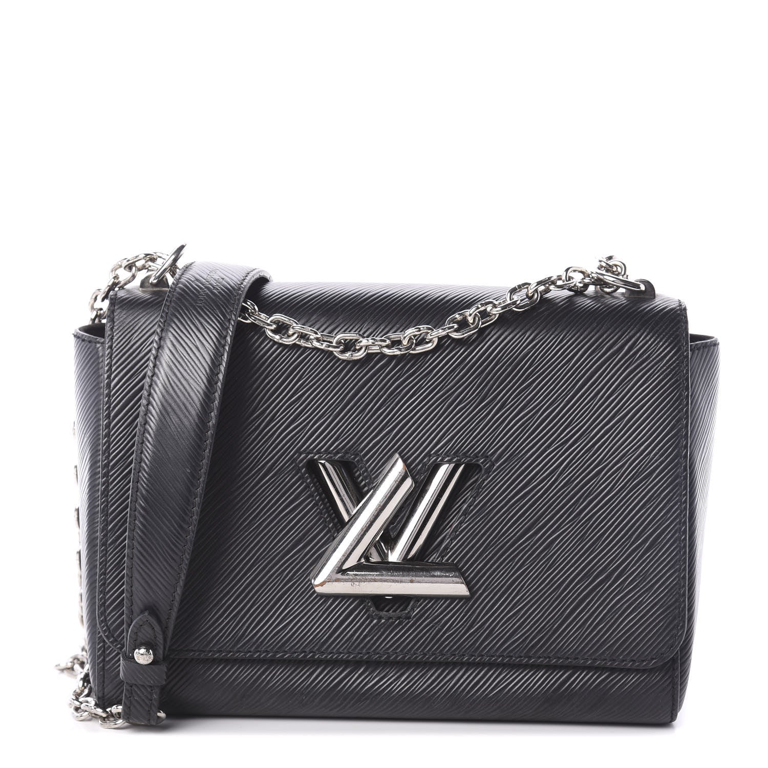 Louis Vuitton Epi Twist Shoulder Bag MM Black 1 of 10