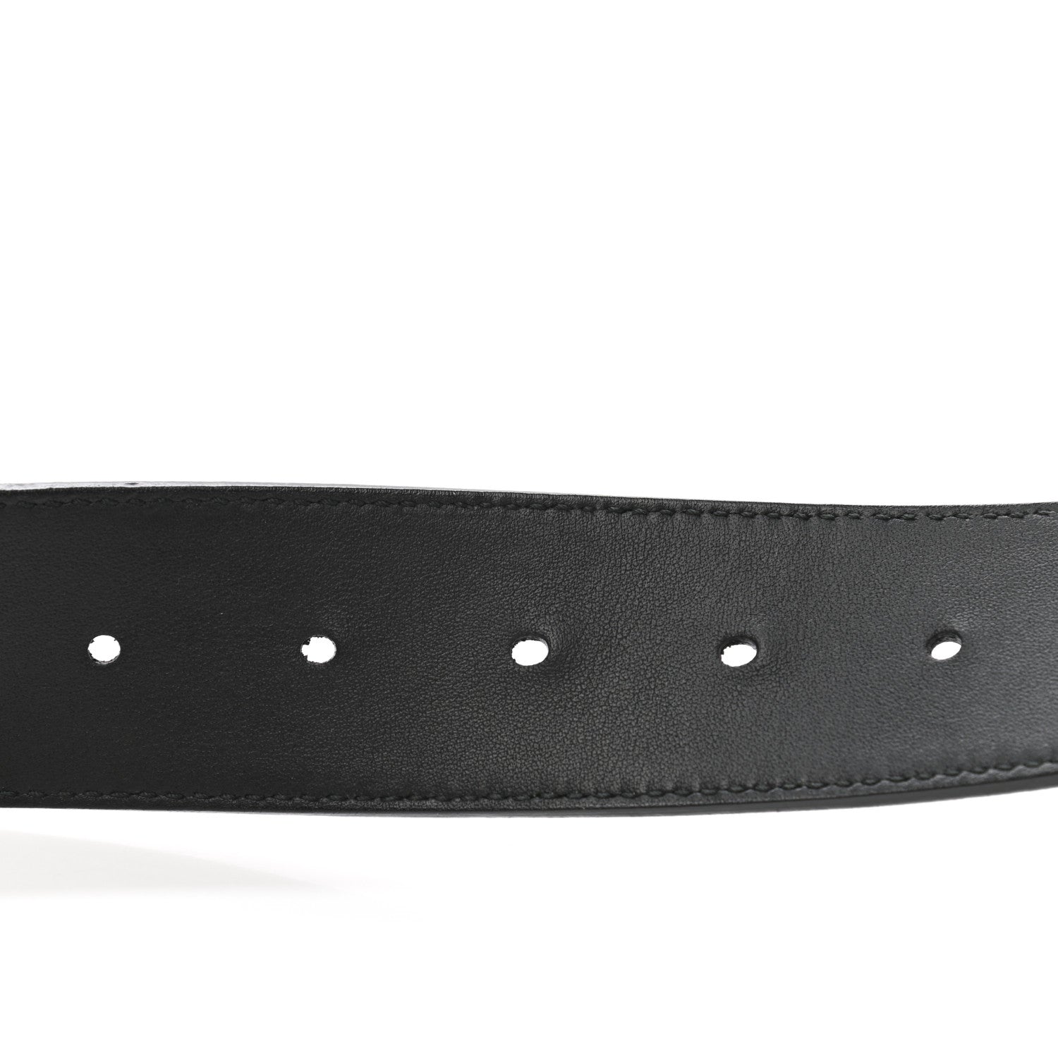 Gucci Moon Calfskin Nickel Double G 40mm Belt 85 34 Black 4 of 7