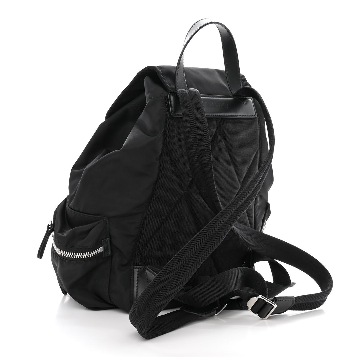 Nylon Logo Print Small Rucksack Backpack