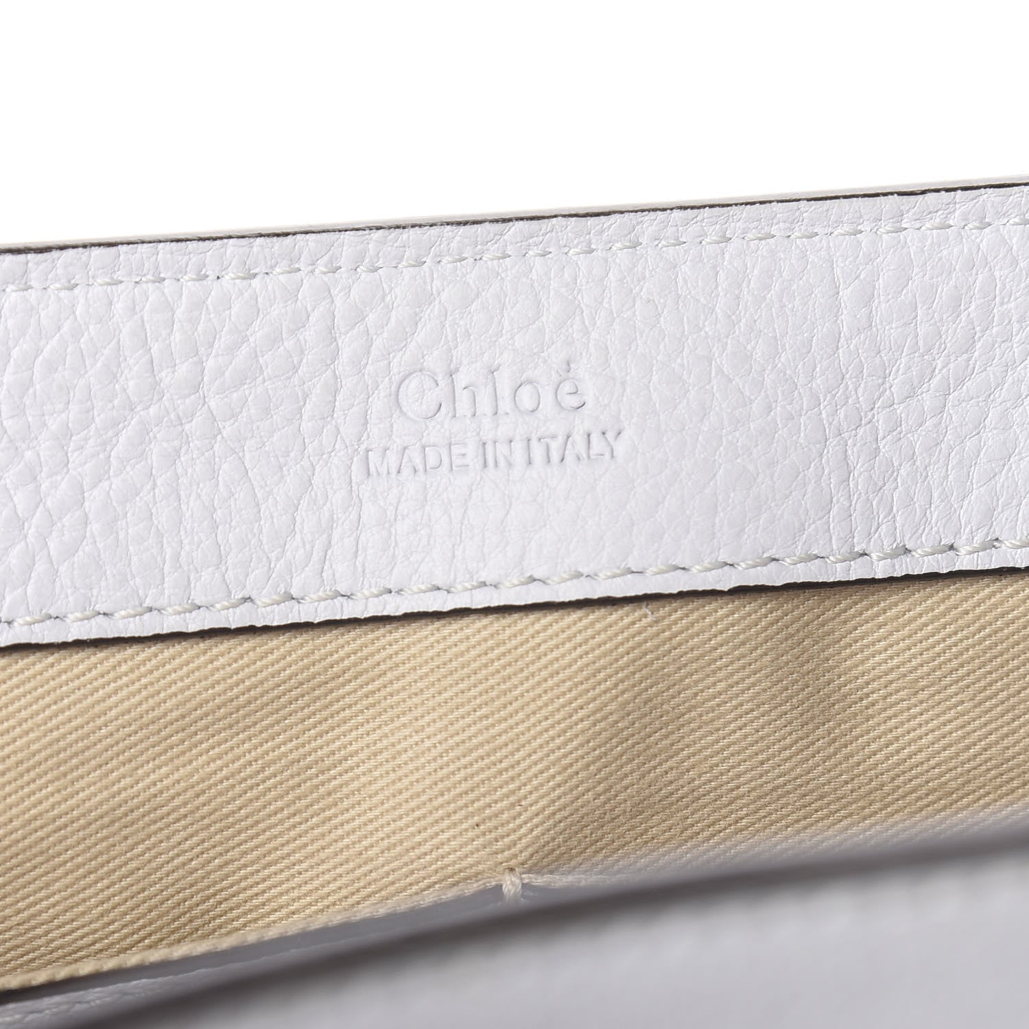 Chloe Calfskin Small Faye Day Shoulder Bag Light Cloud 7 of 10